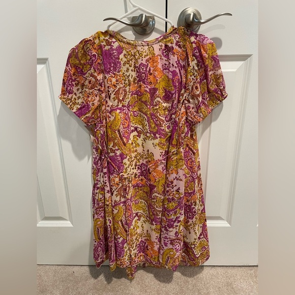 NWT Urban Outfitters Printed Babydoll Dress Size M - Picture 5 of 9